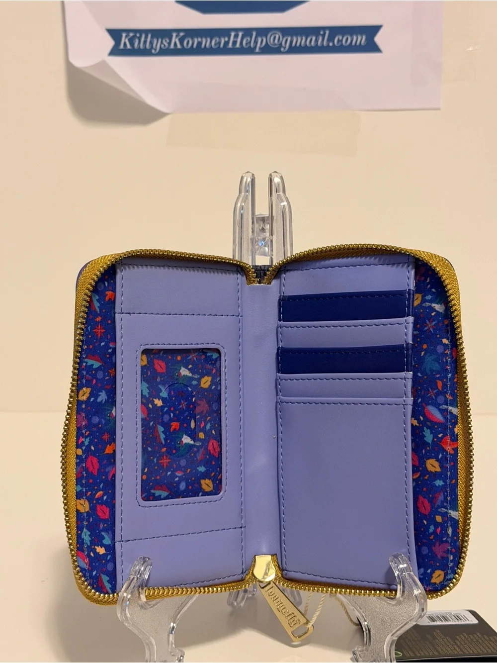 NWT Loungefly Disney Pocahontas Zip-Around Wallet